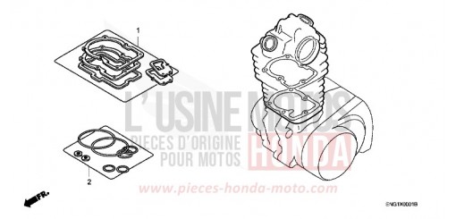 GASKET KIT A CRF250R8 de 2008